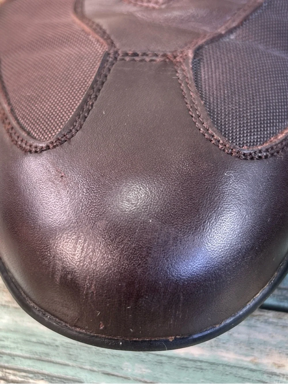 To Boot New York Sport Sneaker Mens 8.5 Brown Leather/Mesh Handmade Casual Shoe